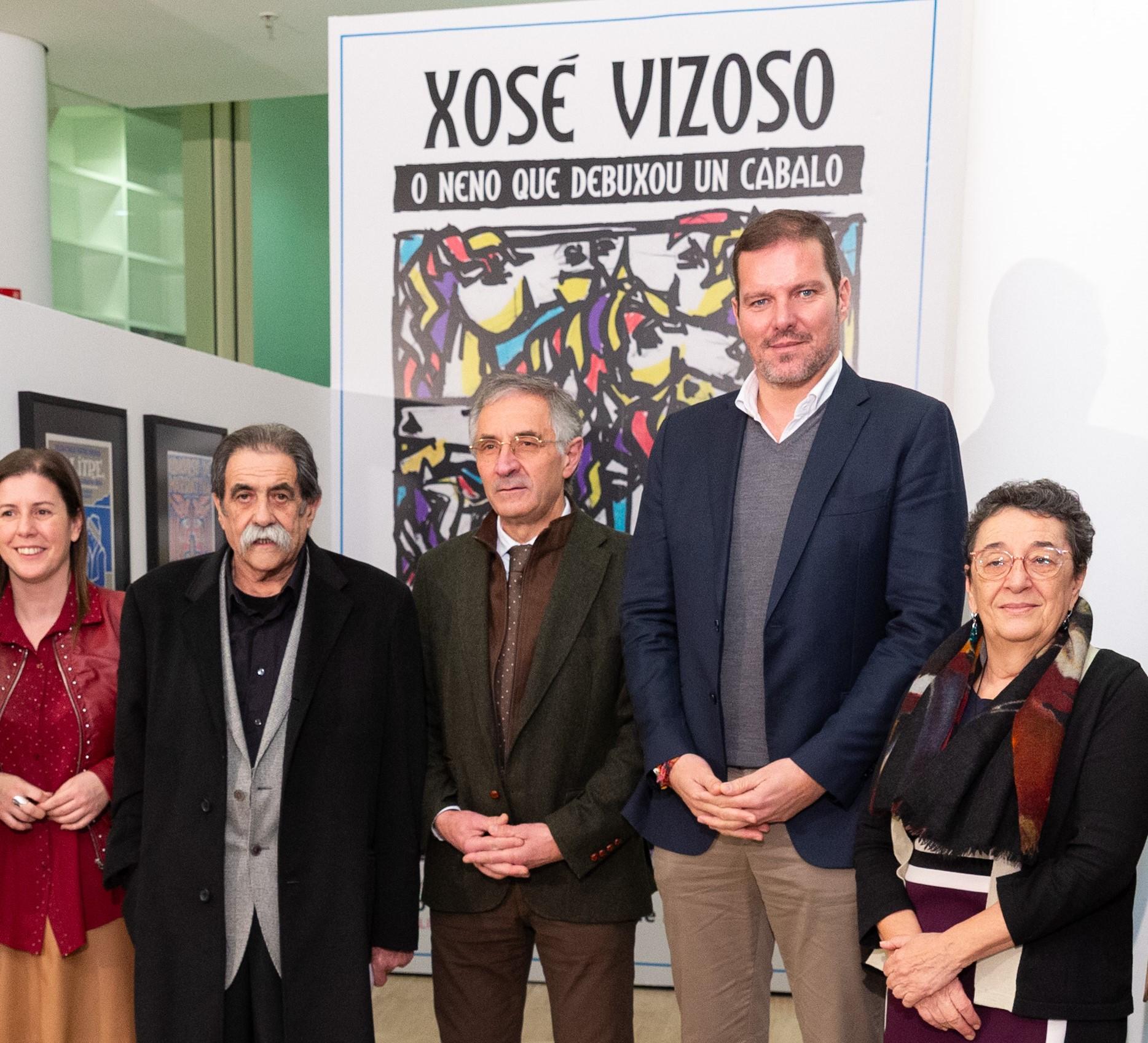 Inauguración exposición Xosé Vizoso na BdG - Día da Ilustración 2025