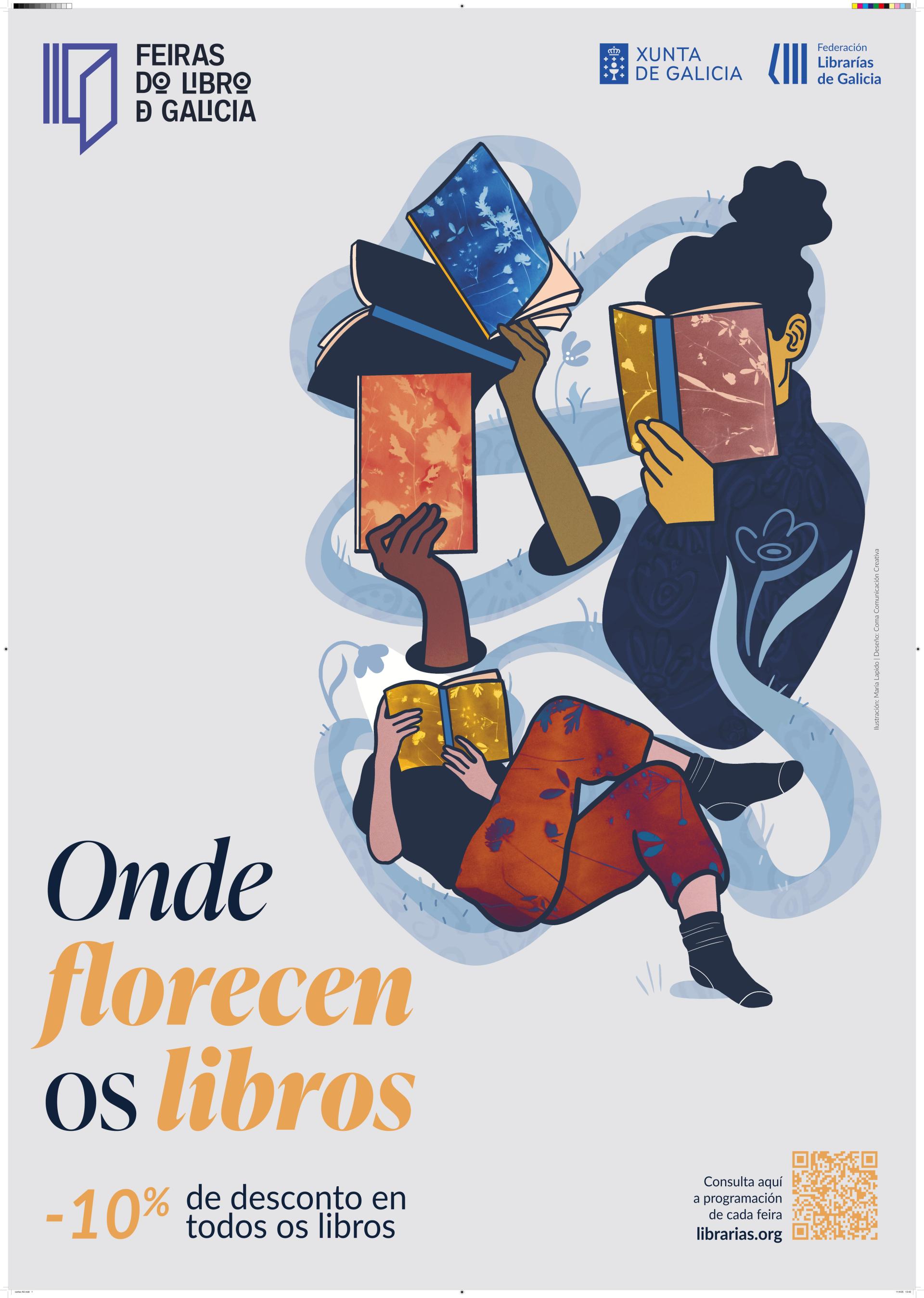 Cartel Feiras do libro 2025
