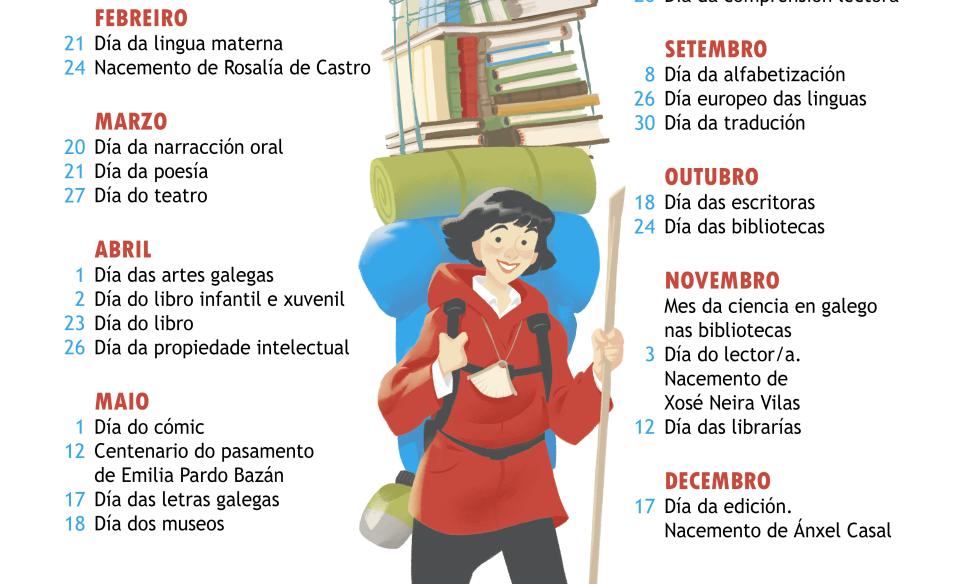Calendario do libro e da lectura 2021